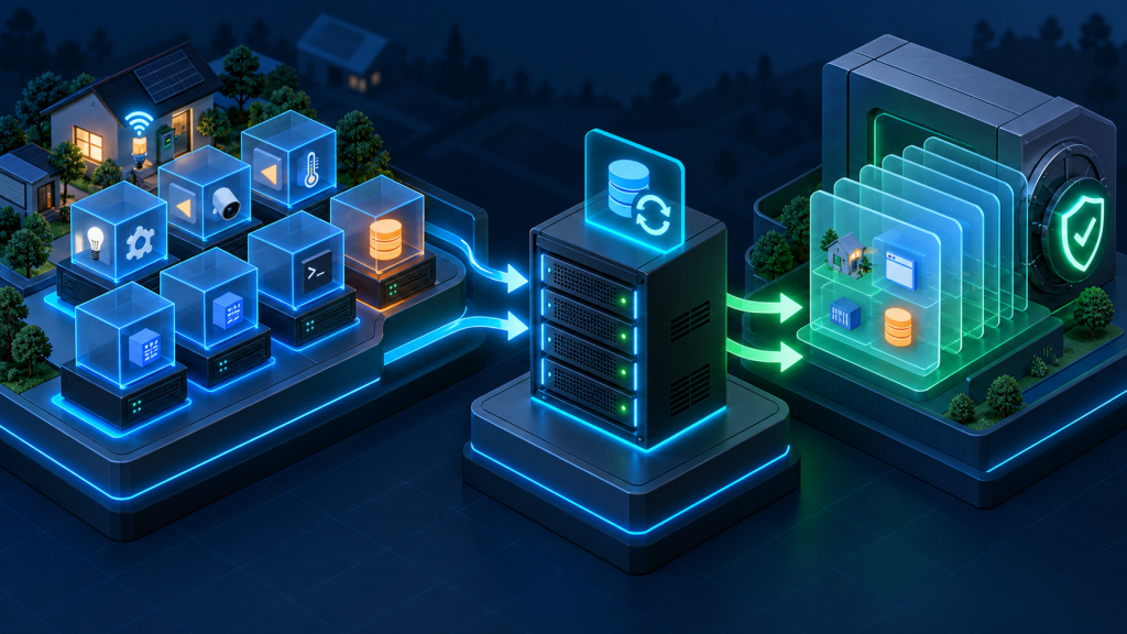 Proxmox-Gäste werden mehrstufig auf einem geschützten Backup-System gesichert